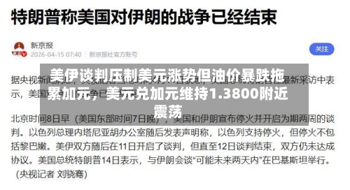 美伊谈判压制美元涨势但油价暴跌拖累加元	，美元兑加元维持1.3800附近震荡-第3张图片