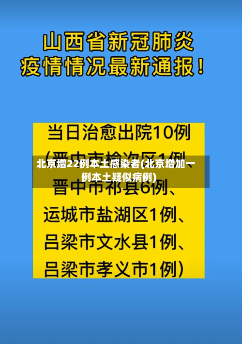 北京增22例本土感染者(北京增加一例本土疑似病例)-第3张图片