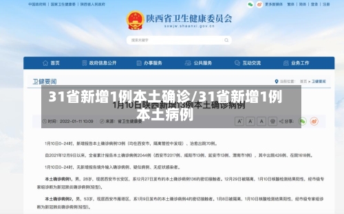 31省新增1例本土确诊/31省新增1例本土病例-第3张图片