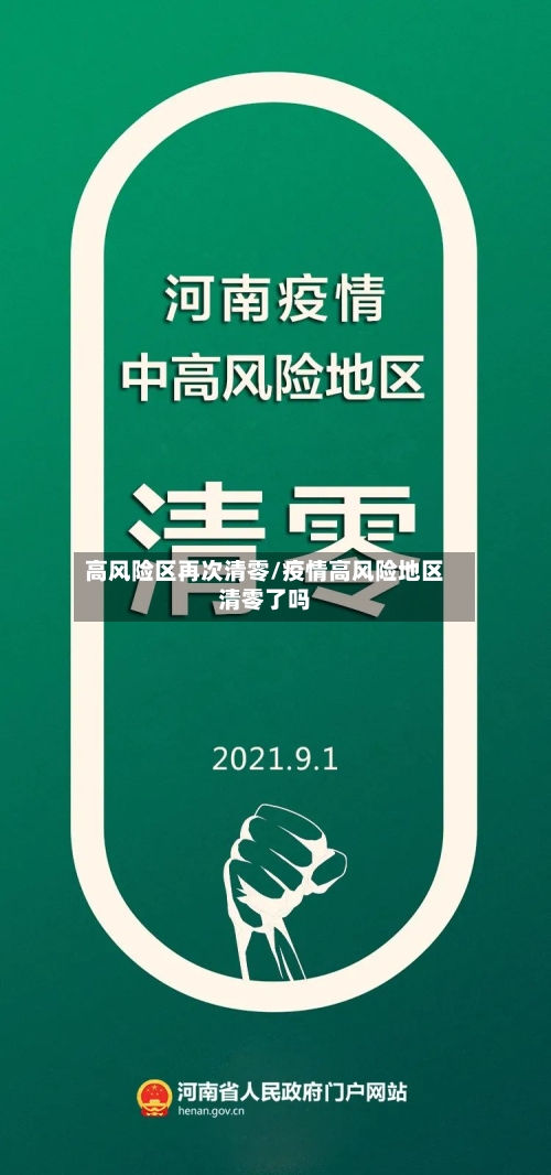 高风险区再次清零/疫情高风险地区清零了吗