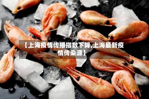 【上海疫情传播指数下降,上海最新疫情传染源】