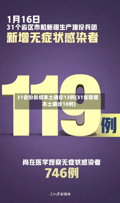 31省份新增本土确诊13例(31省新增本土确诊10例)-第3张图片