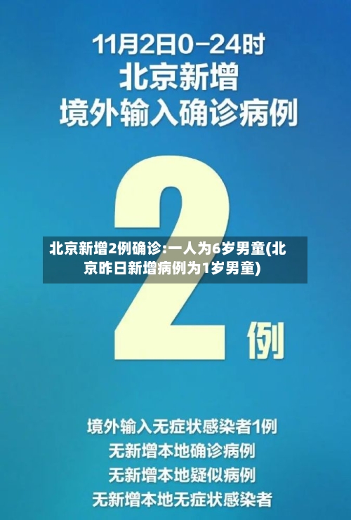 北京新增2例确诊:一人为6岁男童(北京昨日新增病例为1岁男童)-第2张图片