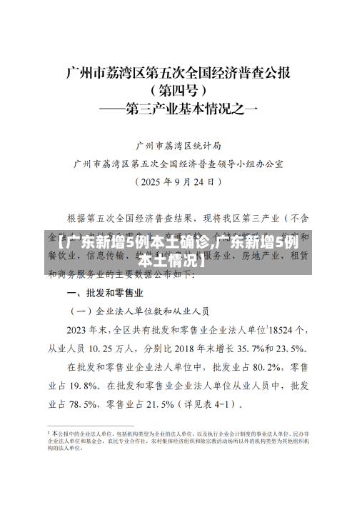 【广东新增5例本土确诊,广东新增5例本土情况】-第2张图片