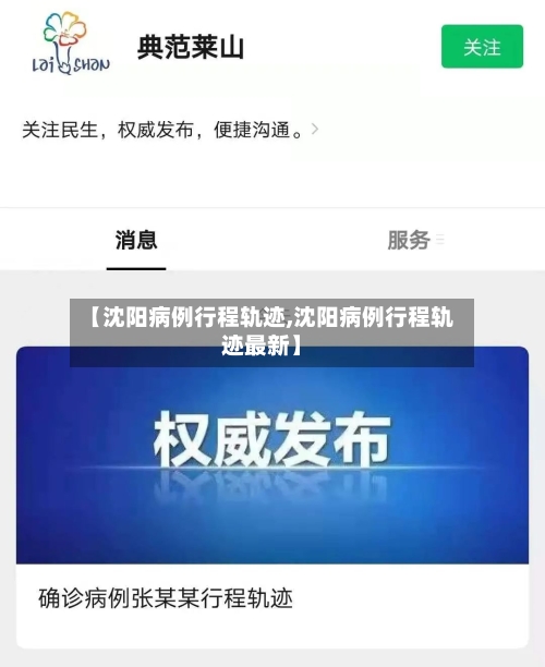 【沈阳病例行程轨迹,沈阳病例行程轨迹最新】