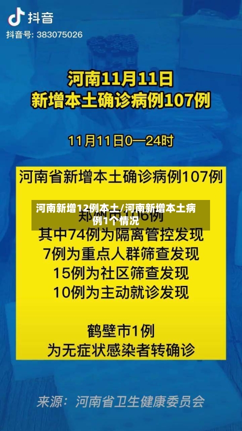 河南新增12例本土/河南新增本土病例1个情况-第3张图片