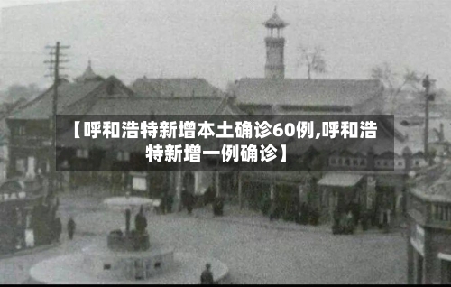 【呼和浩特新增本土确诊60例,呼和浩特新增一例确诊】-第2张图片