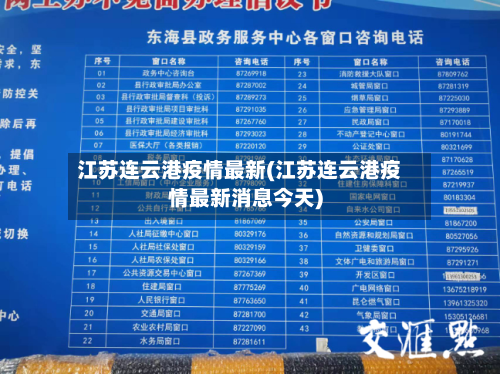 江苏连云港疫情最新(江苏连云港疫情最新消息今天)