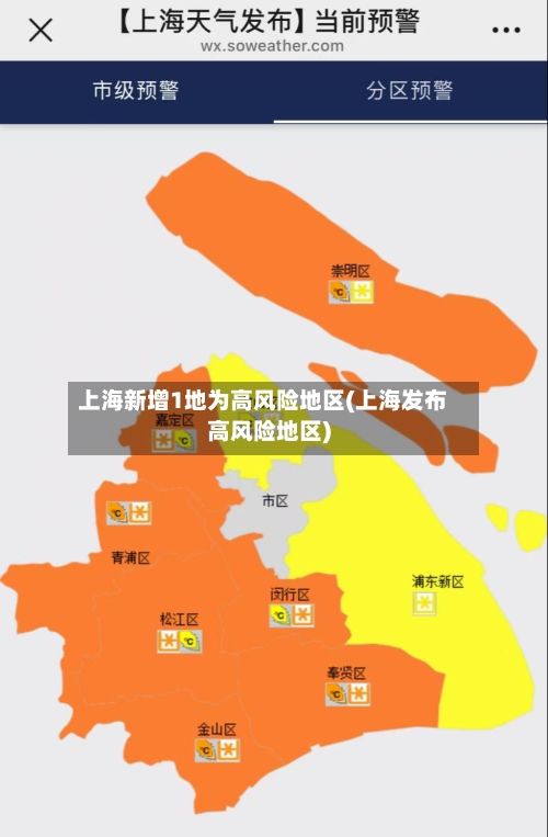 上海新增1地为高风险地区(上海发布高风险地区)-第2张图片