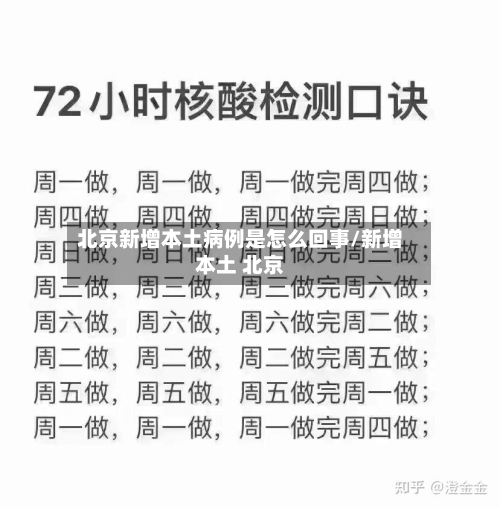 北京新增本土病例是怎么回事/新增本土 北京