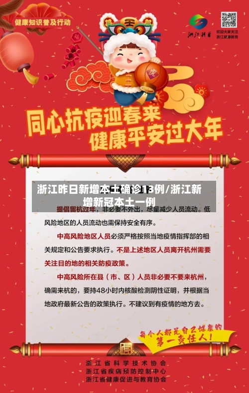 浙江昨日新增本土确诊13例/浙江新增新冠本土一例-第2张图片
